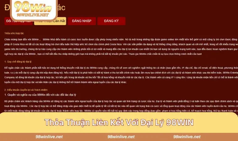 Thỏa thuận được cập nhật rõ ràng và minh bạch