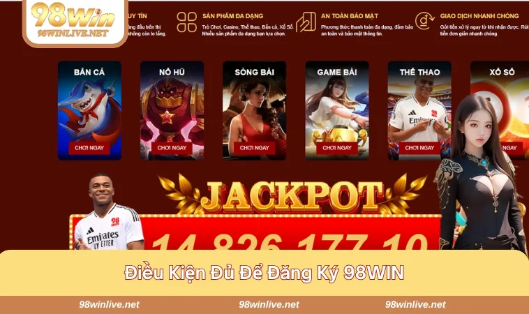 Bạn cần lưu ý 4 yếu tố quan trọng khi đăng ký 98WIN