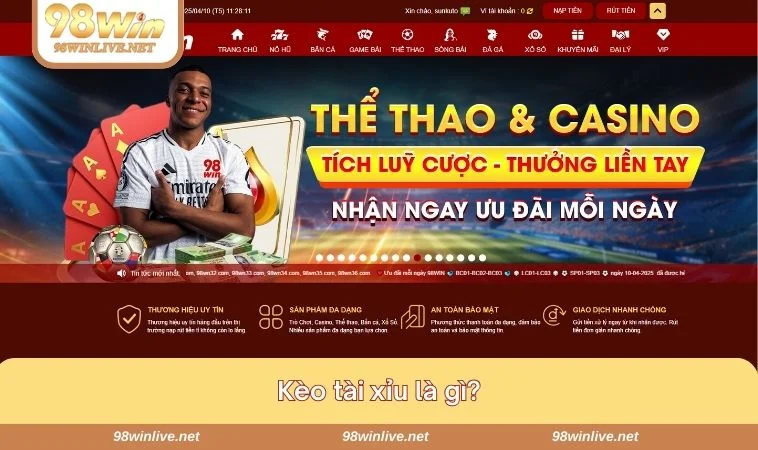 Kèo tài xỉu là tên gọi được sử dụng khi tham gia cá độ