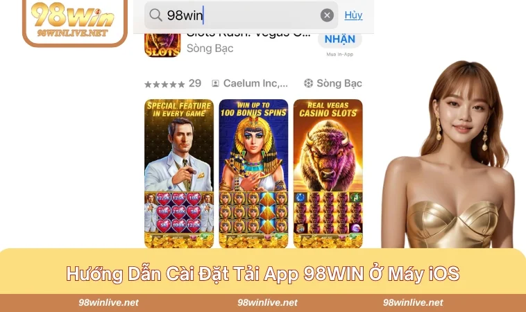 Tải app 98WIN với 3 bước ở máy iOS